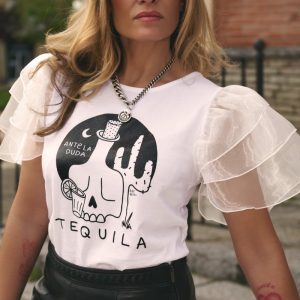 CAMI "TEQUILA" ORGANZA BLANCA