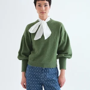 JERSEY BÁSICO DE PUNTO VERDE